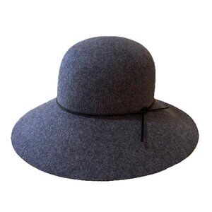 Phenix Nordstrom Rack Women's Gray Wide Brim Hat OS NWOT